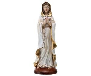 Holyart Statues en résine et PVC: Statue Notre-Dame Rose Mystique 35 cm