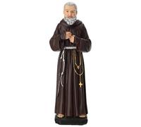 Holyart Statues en résine et PVC: Statue Padre Pio de Pietrelcina en résine 20 cm