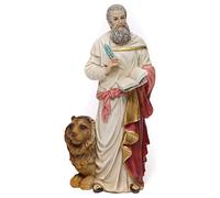 Holyart Statues en résine et PVC: Statue résine Saint Marc Évangéliste 20 cm