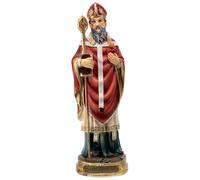 Holyart Statues en résine et PVC: Statue Saint Augustin 20 cm résine colorée