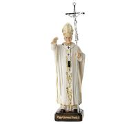 Holyart Statues en résine et PVC: Statue Saint Jean-Paul II résine 12 cm