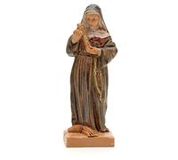 Holyart Statues en résine et PVC: Statue Sainte Rita avec Crucifix 7 cm Fontanini
