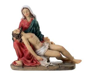 Holyart Statues en résine et PVC: Statuette Pietà 10 cm résine Peinte
