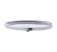 Holyart Support Bougies: Porte-Bougie en Aluminium brossé Ovale