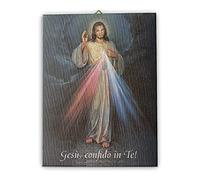 Holyart Tableaux, gravures, manuscrit enluminé: Cadre sur toile Christ Miséricordieux 40x30 cm