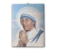 Holyart Tableaux, gravures, manuscrit enluminé: Cadre sur toile Mère Teresa de Calcutta 40x30 cm