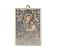 Holyart Tableaux, gravures, manuscrit enluminé: Impression sur bois Icône Notre-Dame Perpétuel Secours