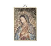 Holyart Tableaux, gravures, manuscrit enluminé: Impression sur bois Notre-Dame Guadeloupe