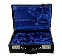Holyart Valise Chapelle Vide Interne Satin Bleu