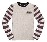 HolyFreedom Dangerous Chemise à manches longues, noir-rouge-beige, taille 2XL pour homme