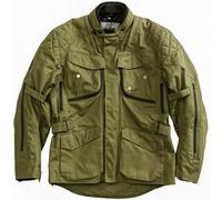 HolyFreedom Explorer Blouson textile de moto, vert, taille S pour homme