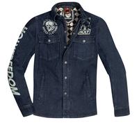 HolyFreedom Genoa Stampato Blouson textile de moto, bleu, taille 2XL pour homme
