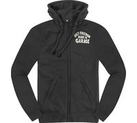 HolyFreedom Japan Dream Moto Zip Sweat à capuche, noir-blanc, taille XL pour homme