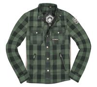 HolyFreedom Lumberjack Blouson textile de moto, vert, taille S pour homme