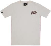 HolyFreedom Pocket Bianca T-shirt, Blanc/Rouge, Taille S