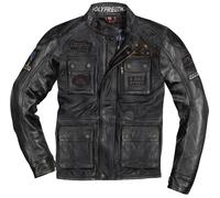 HolyFreedom Quattro Waxed Blouson textile de moto, noir, taille M pour homme