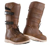HolyFreedom Terminator High bottes de moto imperméables, Marron, Taille 41