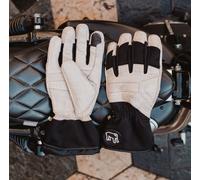 HolyFreedom Winter Estremo Gants de moto, Blanc/Noir, Taille L