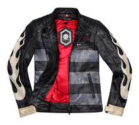 HolyFreedom Zero Inferno Special Edition Blouson de moto en cuir, taille M pour homme
