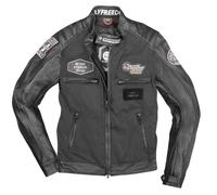 HolyFreedom Zero TL veste de moto en cuir/textile, noir, Taille XXL