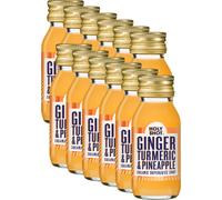 Holyshot Gingembre/Curcuma/Ananas Bio Flacons 12x60ml