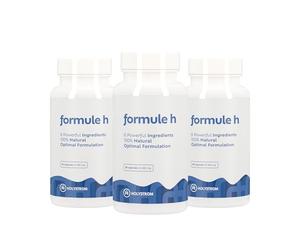 HOLYSTROM - Formule H - Complément Alimentaire Spécial Hémorroïdes - Marron d'Inde, Fragon Petit Houx, Hespéridine - Agit au Cœur du Problème - 3 Flacons de 90 Gélules - 100% Naturel - Made in EU