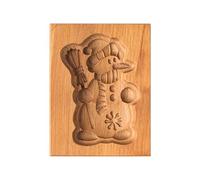 Holz-Keksform 3D - Traditionelle Ausstechform aus Hollz - Backform Pressform für Kekse & Kuchen - Handgeschnitzte Teigform fürr Gebäck - Keksstempel Vintage Holzform füor Plätzchen