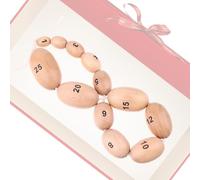 Holz Orchidometer Perlen | Prader Volumenmessung | Set
