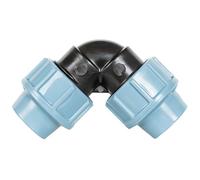 HOLZBRINK 10x Coude de 20 x 20 mm 3/4 x 3/4 pour Le Raccordement des Conduites d'alimentation et des Conduites de Goutte à Goutte, HBZ-11