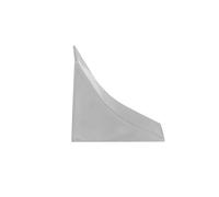 HOLZBRINK Capuchon d'Extrémité Plinthe de Comptoir de Cuisine Granite Claire 23x23 mm Bande de Finition PVC