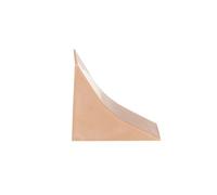 HOLZBRINK Capuchon d'Extrémité Plinthe de Comptoir de Cuisine Hêtre 23x23 mm Bande de Finition PVC