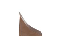 HOLZBRINK Capuchon d'Extrémité Plinthe de Comptoir de Cuisine Noyer Foncé 23x23 mm Bande de Finition PVC