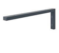 HOLZBRINK Équerre étagère murale 45x15 cm HLA-B (1 pc.) | Équerre metal pour lavabo salle de bain, support étagère de cuisine | Couleur : Anthracite