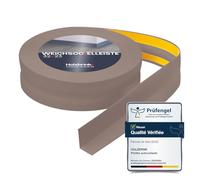 HOLZBRINK Plinthe souple autoadhésive 32x23mm, 5 m | Plinthe PVC pour finition plan de travail, meubles cuisine | Lame PVC adhesive | Couleur : cappuccino