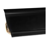 HOLZBRINK Profil d’étanchéité pour plan de travail, joint cuisine, profil décoratif, plinthe cuisine, Matériel PVC, couleur : Noir 23x23mm 2,5 m