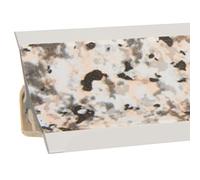 HOLZBRINK Profil d’étanchéité pour plan de travail, joint cuisine, profil décoratif, plinthe cuisine, Matériel PVC, couleur : Granit 23x23mm 2 m