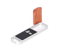 Holzgriff für for fujifilm X-E5 Kamera mit for for for arca for swiss Platte - Leichter Poignée en aluminium Daumenstütze Hot Shoe Abdeckung Auslöser (XE5 Argent)