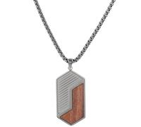HOLZKERN Collier pour Homme Acier Inoxydable 9010631014599