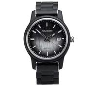 HOLZKERN Montre Automatique pour Homme « Nightbird » Érable/Noir