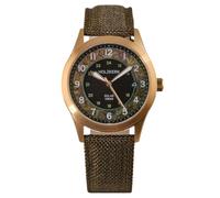 HOLZKERN Montre Solaire Unisexe Wildlight Couleur Mousse/Or 9010631024246