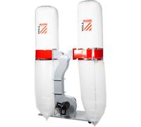 Aspirateur à copeaux de bois 2 x 200 litres 400 V - 2200 W ABS3880-400V