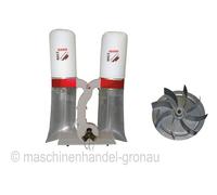Holzmann Aspirateur à copeaux de bois ABS3880-400V 2 x 200 litres 400 V 2200 W