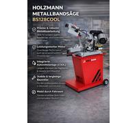 HOLZMANN BS128COOL_400V Scie à ruban sur socle avec refroidissement 400 V