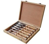 JEU 6 GOUGES CISEAUX OUTILS A BOIS HOLZMANN SES6TLG