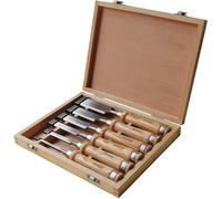 JEU 6 GOUGES CISEAUX OUTILS A BOIS HOLZMANN SES6TLG