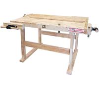Etabli bois double HOLZMANN - charge 150 kg - WB155TWIN