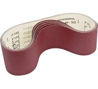 Holzmann Maschinen SB46SET Set de bandes abrasives Grain 60, 80, 100, 120 10 pc(s)