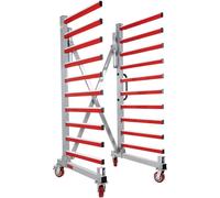 Holzmann Chariot à crémaillère mobile TAW76 - Extensible pour panneaux