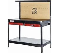 ETABLI D'ATELIER BANC TRAVAIL AVEC PANNEAU OUTILS ET TIROIR HOLZMANN WT06