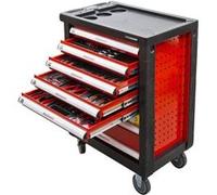CHARIOT ATELIER 391PCS OUTILS CAISSE ROULETTES ROULANT SERVANTE HOLZMANN WW790W